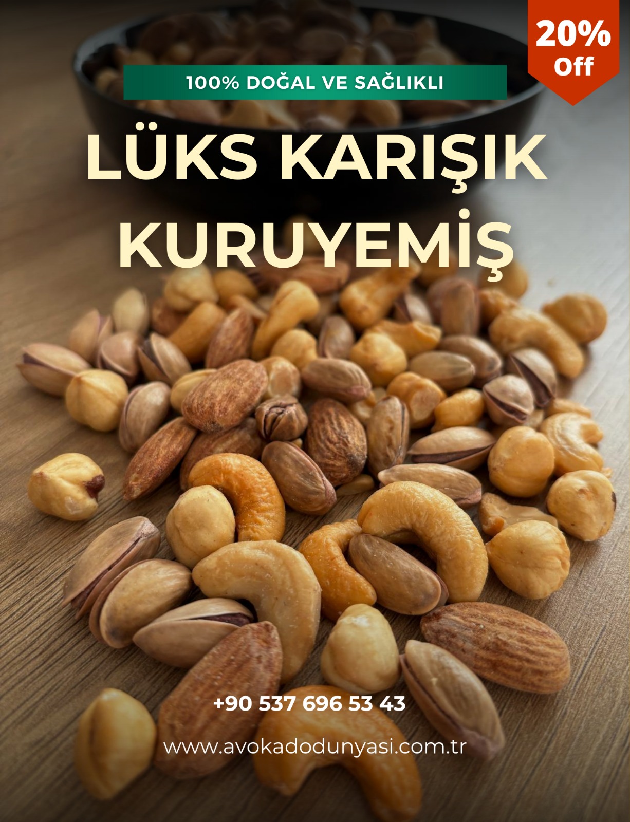 lüks karışık kuruyemiş(500 gr)